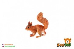 Wiewiórka zootechnika plastikowa 9cm w worku