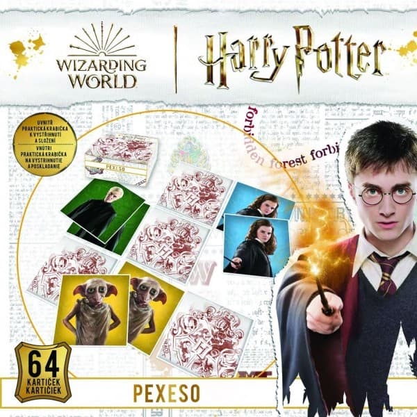 Pexeso notebookban 64db Harry Potter