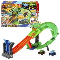 Hot Wheels Monster trucks pálya sárkány pusztítás