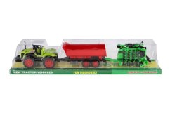 Traktor emelővel és kapukkal 55cm lendkerékkel