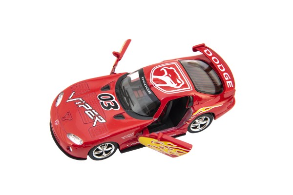 Auto Kinsmart Dodge Viper GTS-R 1:36 12,5cm kov/plast na zpětné natažení