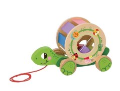 Tortue à tirer pour les enfants