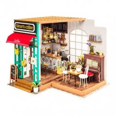Casa en miniatura RoboTime Cafe