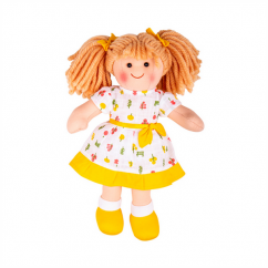Bigjigs Toys Látková bábika Zoe 28 cm
