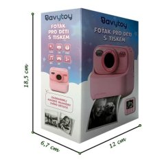Černý foťák s termotiskem + 32GB karta zdarma