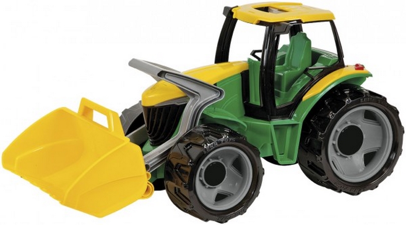 Lena 2057 Traktor se lžící, zeleno žlutý 70 cm