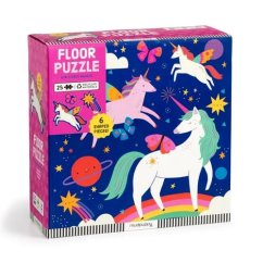 Mudpuppy Padlópuzzle Varázslatos egyszarvúak 25 darab
