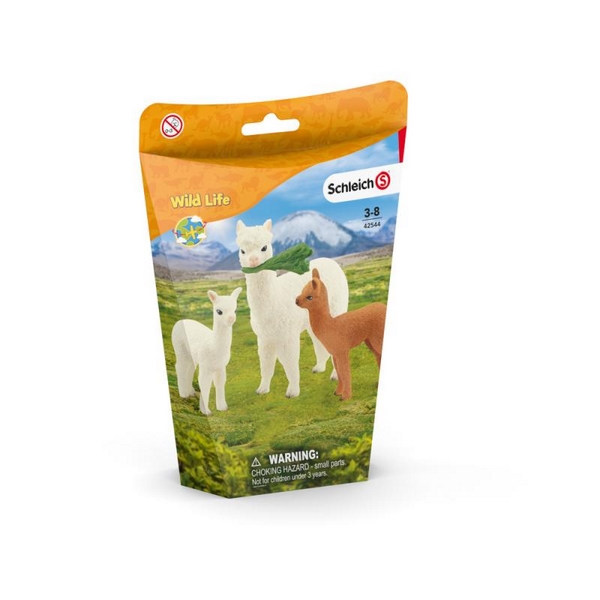 Schleich 42544 Famiglia di lama alpaca