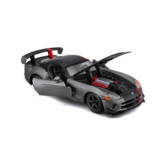 Bburago - Auta HOBBY, Dodge Viper SRT 10 ACR, šedá metalíza-matná černá, 1:24