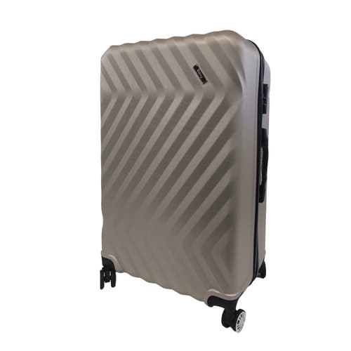 Bavy Cestovní kufr skořepinový 28" Waves Gold beige