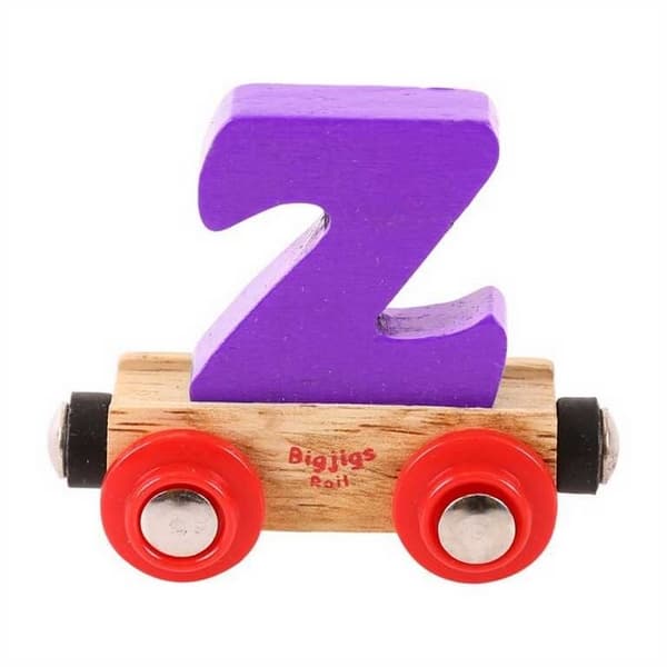 Bigjigs Rail Wagon drewniany tor kolejowy - litera Z