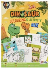 Książka aktywnościowa A4 Dino
