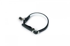 Beeztees Obojek pro kočky kožený černý 23,5-28cm x 10mm