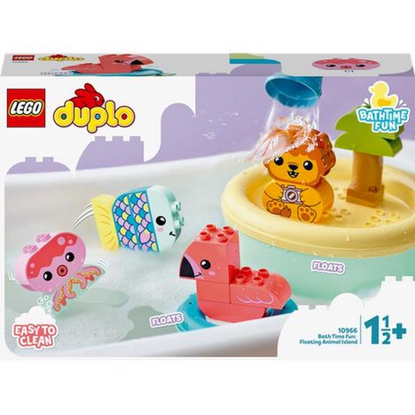 Lego Duplo 10966 Móka a fürdőkádban: úszó sziget állatokkal