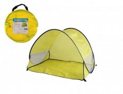 Namiot plażowy z filtrem UV samoczynnie składany prostokątny żółty