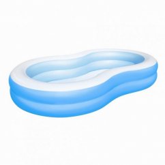 Felfújható medence Bestway lagúna kék 262x157x46 cm