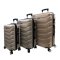 Bavy Cestovní kufr skořepinový Ribs Gold beige - set 3 ks