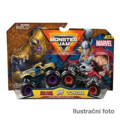 MONSTER JAM - sběratelský kovový model auta Monster Truck, Marvel, assort, 1:64