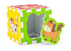 Pěnové puzzle se zvířátky, 6 ks