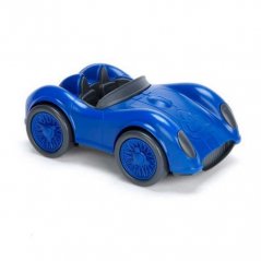 Zelené hračky Modré pretekárske auto