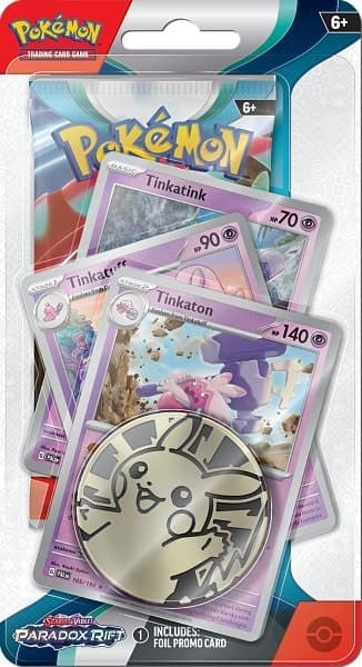 Pokémon TCG: SV04 Grieta Paradoja - Blíster Checklane Premium