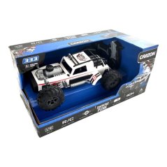Auto RC bílé vypouštějící páru