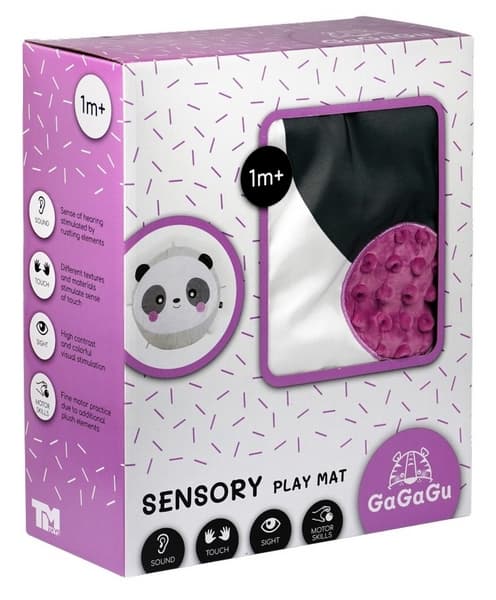 GAGAGU Alfombra de juego sensorial Panda