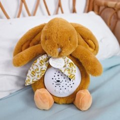 Doudou Play Box z projekcyjnym króliczkiem brązowy