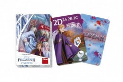 Kvarteto společenská hra Ledové království II/Frozen II v krabičce 6x9x1cm