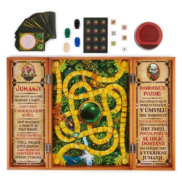 Spin Master Games: JUMANJI DŘEVĚNÁ EDICE CZ