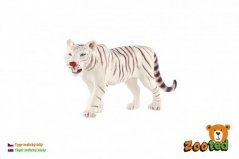 Tigre blanco zooted indio plástico 14cm