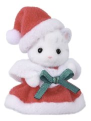 Sylvanian Families Domeček s vánočním stromečkem a baby figurky