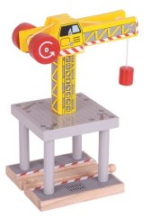 Bigjigs Rail Big Crane Jaune