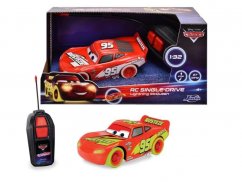 RC Cars Blesk McQueen Single Drive Glow Racers 1:32, 1kan