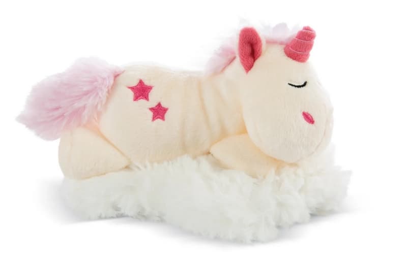 NICI peluche Unicorno addormentato Theodor 16cm, sdraiato su una nuvola VERDE