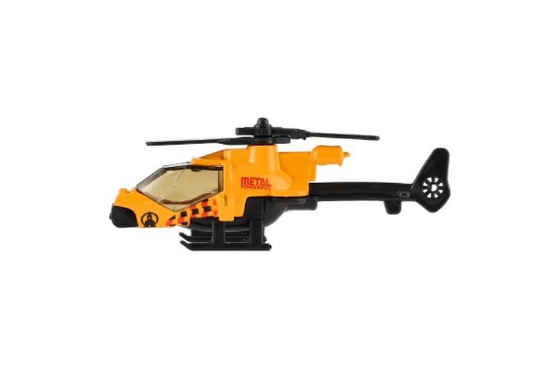 Helicóptero/Helicóptero metal/plástico 10cm