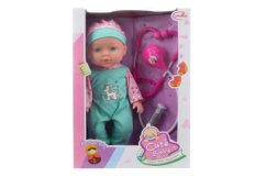 Bebeluș de 27 cm cu set medic