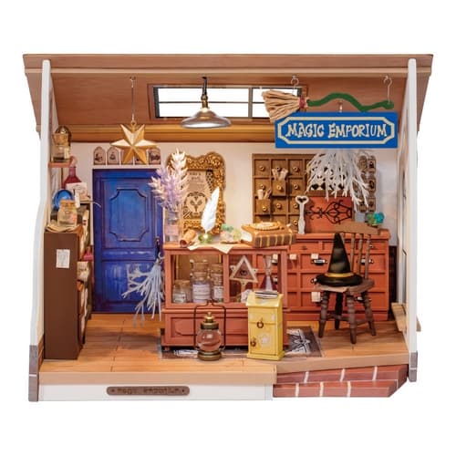 Casa en miniatura RoboTime Tienda de magia