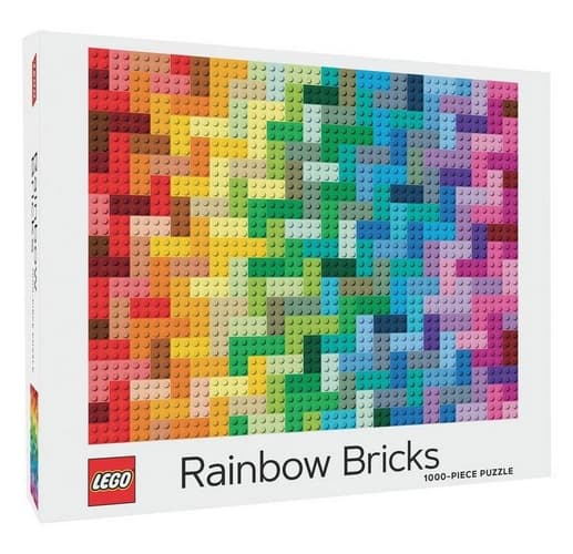 Chronicle Books LEGO® Szivárványos téglák Puzzle 1000 darab