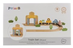 Fa vonat elemes készlet