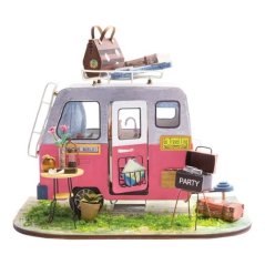 Miniatúrny domček RoboTime Party karavan