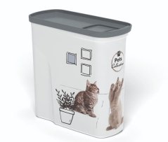 CURVER Kontejner na krmivo Vzor kočky 2l