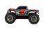 Auto RC pick up terénní plast 25cm 2,4GHZ na baterie šedo-červený v krabici