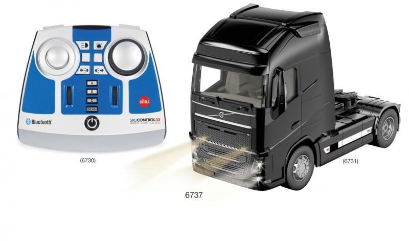 SIKU Control 6737 - Tracteur Volvo FH16 Bluetooth avec télécommande