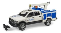 Bruder 2509 Terénní auto RAM s otočným majákem a hydraulickou rukou