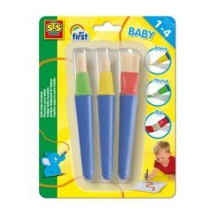 Prima mea pictură - set de pensule, 3pcs