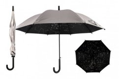 Umbrelă Star Sky 70cm metal/plastic argintiu în pungă