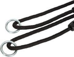 picior mic Leagăn trapez cu inele de gimnastică Black Line