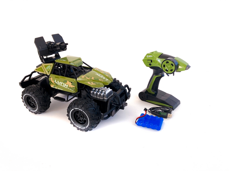 Auto RC vojenské 35 cm na baterie 2,4 GHz