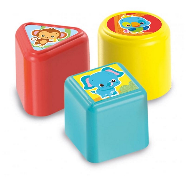 Clemmy baby - Veselý hrací stolek s kostkami a zvířátky